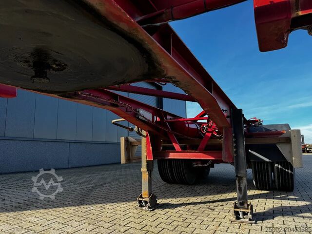 Trasporto di container Van Hool 2 AXLE 20FT TIPPING-CHASSIS, TWIN-TIRES, BPW + ...
