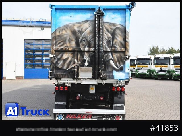 Tipper semitrailer KEMPF SKM35/3 AK Airbrush 58m³ Alu