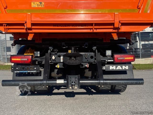 Autokran MAN TGM 15.320/BL/4x2/Meiller/Kipper/Kran/Nur 19 tkm