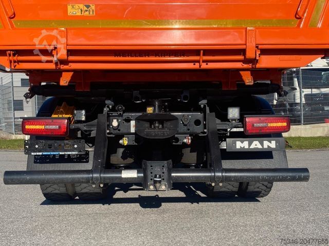 Damperli kamyon MAN TGM 15.320/BL/4x2/Meiller/Kipper/Kran/Nur 19 tkm