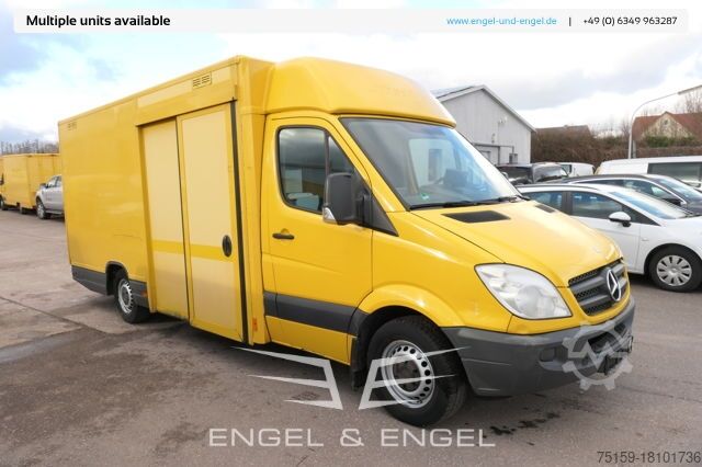 Boxvogn mercedes-benz SPRINTER 310 CDI MAXI EURO-5 KOFFER REGALE KAMERA DURCHGANG