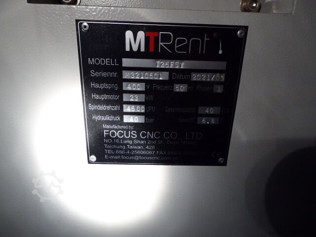  MT RENT T25FSY