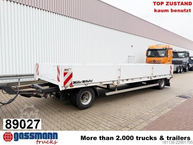 Åben trailer med presenning Müller-Mitteltal TP-BW 20,0, Twist-Lock