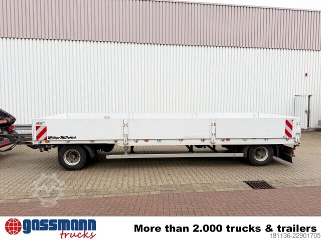 Åben trailer med presenning Müller-Mitteltal TP-BW 20,0, Twist-Lock