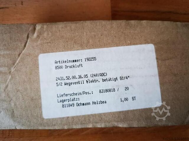 PNEUMAX 5/2-weg magneetventiel G1/4'', type: 2431... PNEUMAX 2431.52.00.35.05