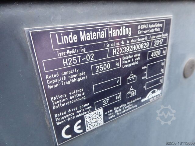 LPG-vorkheftruck Linde H25T-02