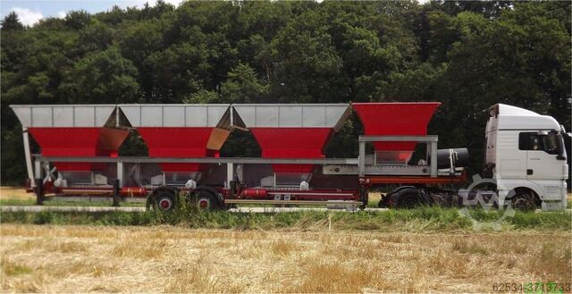 Zadel Mobiele doseertrechter aggregaten Dosieranlagen-Dosiertechnik Sattelauflieger-Rad-Mobil Reihendoseur