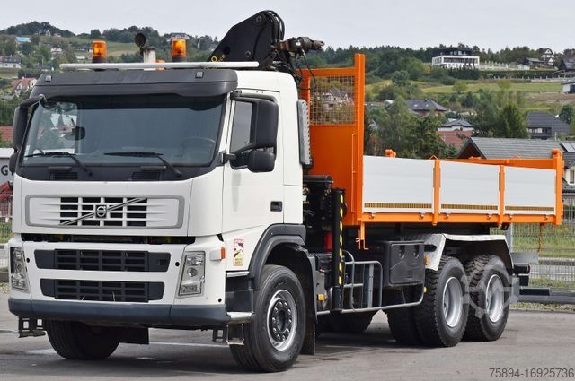Macara montată pe camion VOLVO FM 380 Kipper 6,20 m * PK 12000 * FUNK*6x4