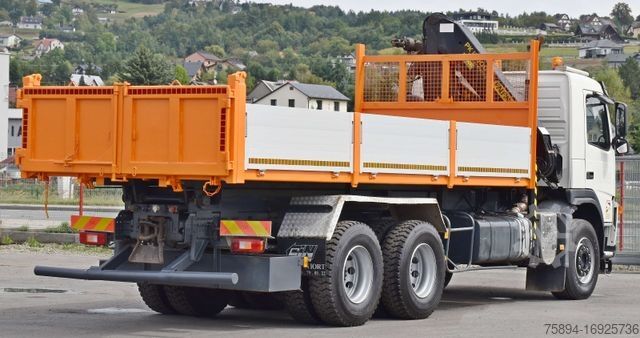 Macara montată pe camion VOLVO FM 380 Kipper 6,20 m * PK 12000 * FUNK*6x4