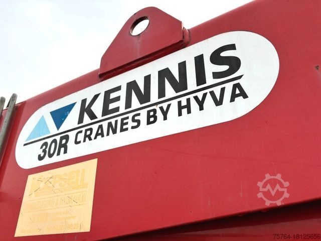 Nyitott félpótkocsi SCHWARZMÜLLER Roll Kran Kennis 30R Drehkranz/2x gelenkt/Miete