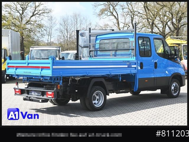 Billenőplatós furgon IVECO Daily 50C16 Kipper Doka, AHK, Meiller, 3,0 Liter