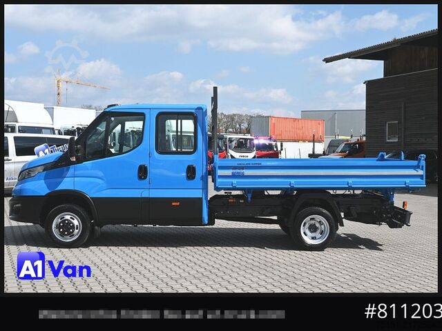 Billenőplatós furgon IVECO Daily 50C16 Kipper Doka, AHK, Meiller, 3,0 Liter