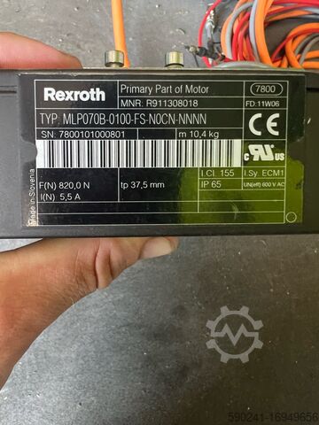 Attuatore lineare elettrico lineare elettrico di precisione Rexroth MLPO70B-0100-FS-NOCN-NNNN