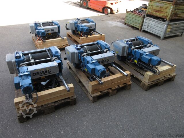 Seilzug Hubwerk Kran Hallenkran Demag DR Seilzug Hubwerk 1000 + 1600KG EKDR Hub 12m Brückenkran Kran 400V SWP