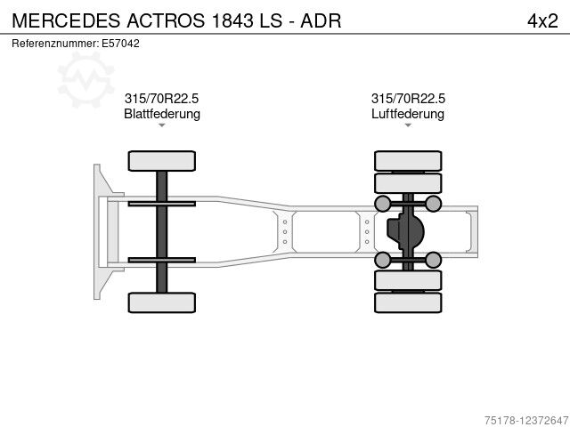 Mercedes-Benz ACTROS 1843 LS ADR