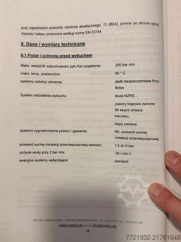 Stacionarni ekstrakcioni sistem Nestro 371009SEW