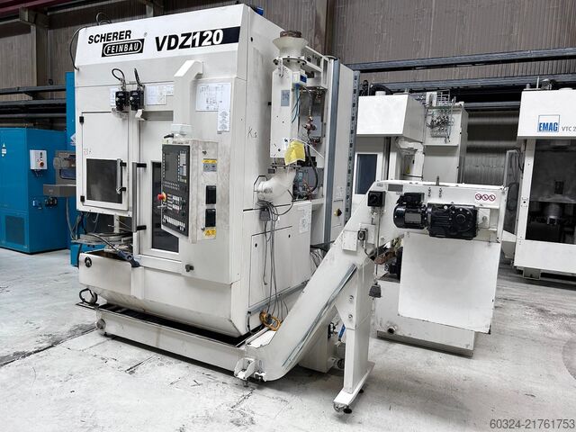 CNC - draaicentrum - verticaal SCHERER FEINBAU VDZ 120 rechts