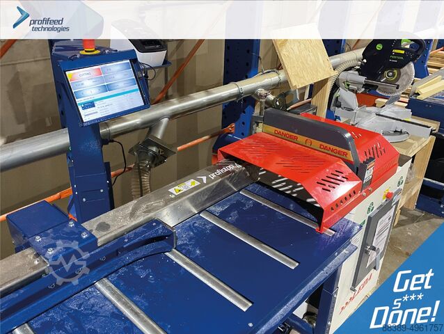 Oprire de măsurare ferăstrău, 10m ProfiFeed Technologies ProfiStop Omicron (Optimiser Software)