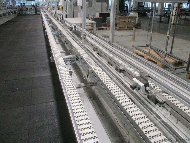 Sistem transportor cu lanț 600m !! FLEXLINK Aluminium-Fördersysteme Kunststoffkettenförderer