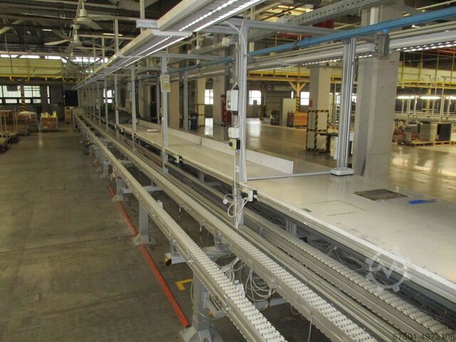 Sistem transportor cu lanț 600m !! FLEXLINK Aluminium-Fördersysteme Kunststoffkettenförderer