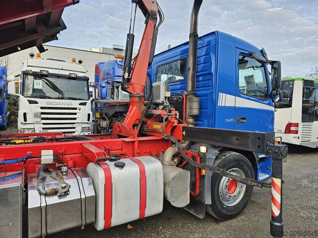 Třístranný sklápěč Volvo FM9 340HP Kran FASSI F95A.24 Blatt/Blatt