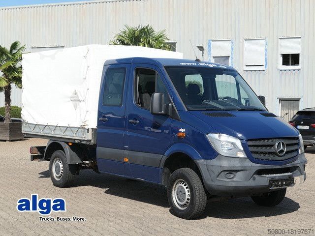 Schuifzeil bestelwagen MERCEDES-BENZ 316 CDI DOKA 4x4, Allrad, Klima, 6. Sitze