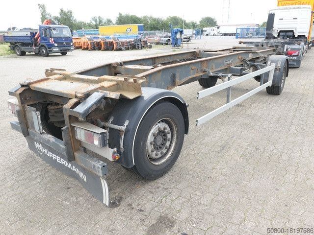 Roll-off dorse HÜFFERMANN HSA 18.70, Container, Schlitten, SAF, Luftfed.