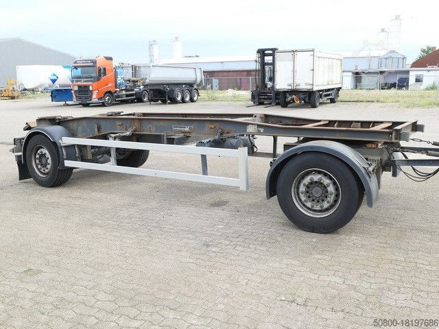 Roll-off dorse HÜFFERMANN HSA 18.70, Container, Schlitten, SAF, Luftfed.
