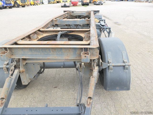 Roll-off dorse HÜFFERMANN HSA 18.70, Container, Schlitten, SAF, Luftfed.