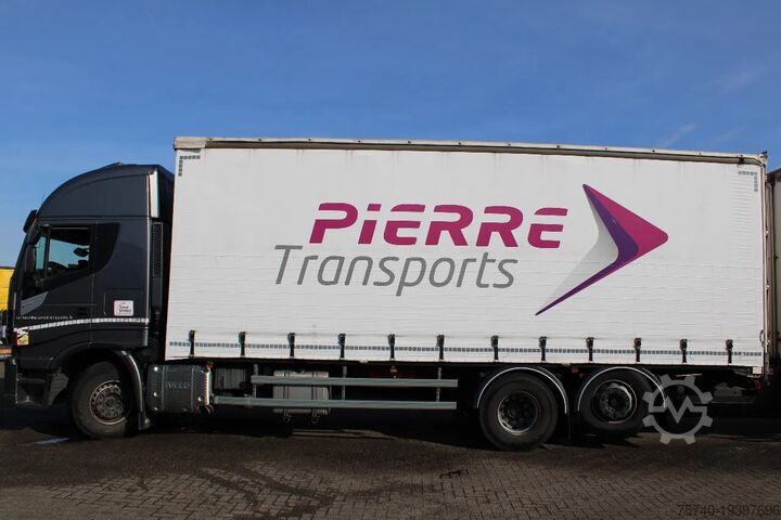 Sliding tarpaulin Iveco Stralis 510 + EURO 6 + STEERING AXLE