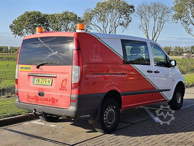 MERCEDES-BENZ VITO 116 L2 podwójna kabina 4x4, klimatyzacja, automatyczna skrzynia biegów, ogrzewani MERCEDES-BENZ VITO 116 L2 dubbele cabine 4x4 ac automaat stan...