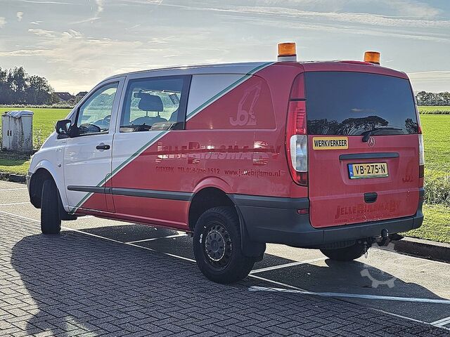 MERCEDES-BENZ VITO 116 L2 podwójna kabina 4x4, klimatyzacja, automatyczna skrzynia biegów, ogrzewani MERCEDES-BENZ VITO 116 L2 dubbele cabine 4x4 ac automaat stan...