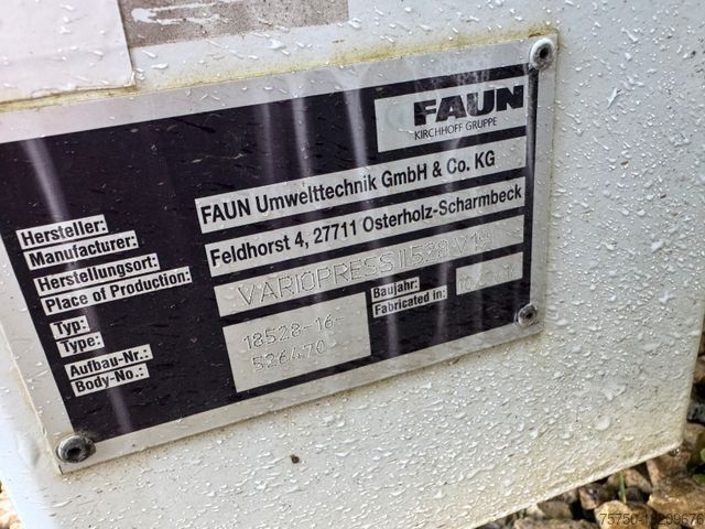 Vuilniswagen FAUN Variopress II 528 V 19