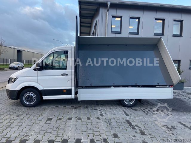 Kiepwagen bestelauto VOLKSWAGEN Crafter 50 3,5to 3-SKIPPER AHK NAVI KLIMA TEMPO
