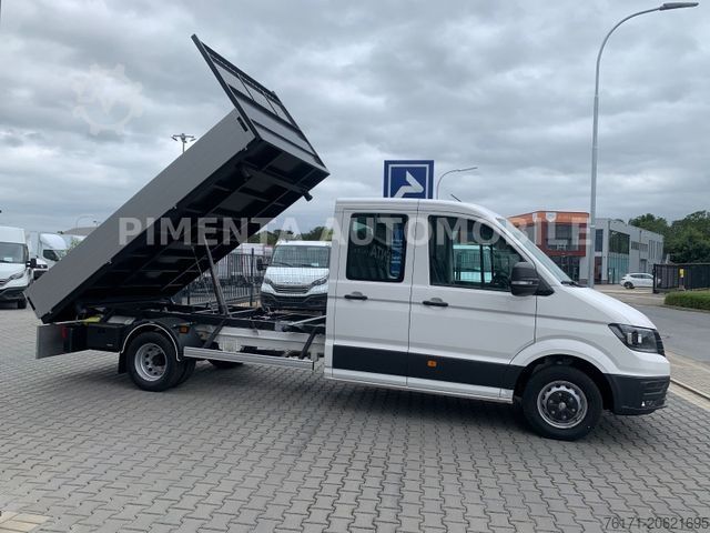 Driezijdige kipper bestelwagen VOLKSWAGEN Crafter 50 DOKA 3-S-KIPPER AHK NAVI KLIMA TEMPO