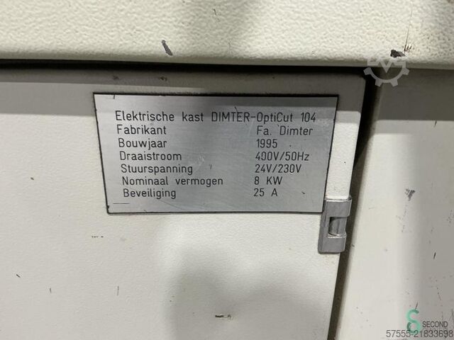 Optimeringskapar Weinig Opticut 104, 1996. Weinig Opticut 104
