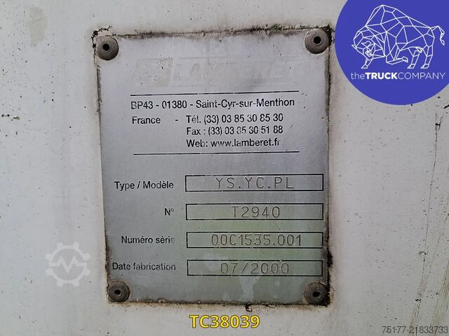 Gekoeld/bevroren transport Lamberet LVFS3F1R