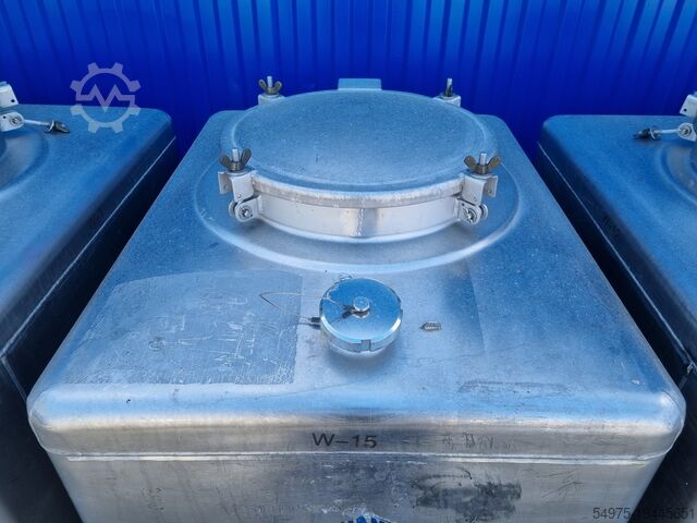 Tanque contenedor de transporte de acero inoxidable  