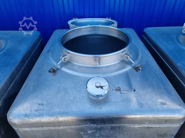 Transportcontainertank van roestvrij staal