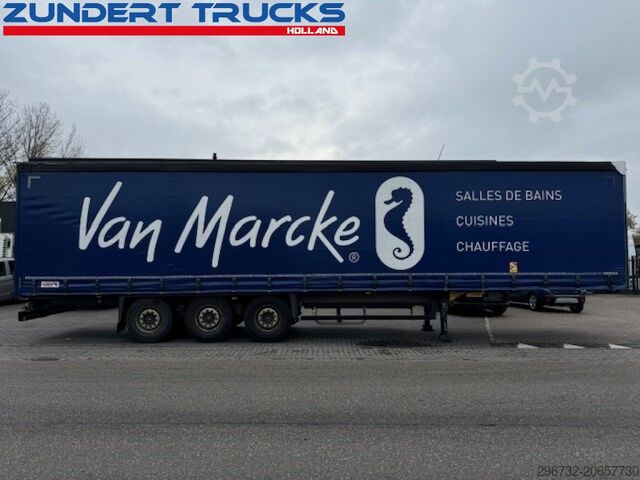 Skjutbara presenningar Schmitz Cargobull 3 AS SCHUIFZEILEN TRAILER, LIFT AXLE