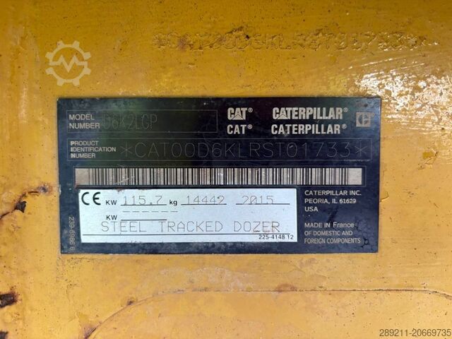 Macchina di livellamento CAT D 6 K 2 LGP