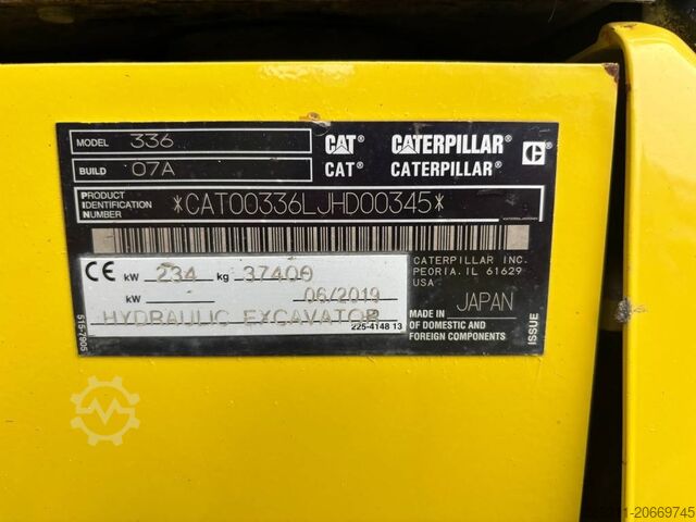 Escavadora de lagartas CAT 336 (New Undercarriage)