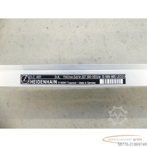 Komponente Heidenhain LC 481 ML 1140mm ID: 327 300-31 SN: 13689665U mit AE LC 481 Lesekopf