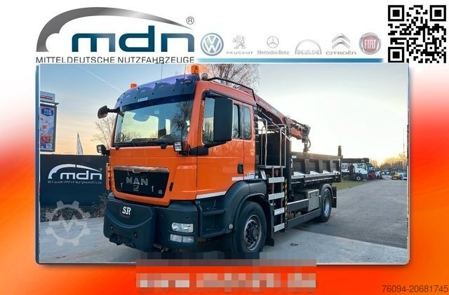 Kiepwagen MAN TGS 18.320 4x4 Kipper KRAN 21m FUNK Winterdienst