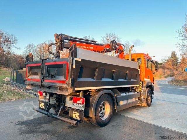 Kiepwagen MAN TGS 18.320 4x4 Kipper KRAN 21m FUNK Winterdienst