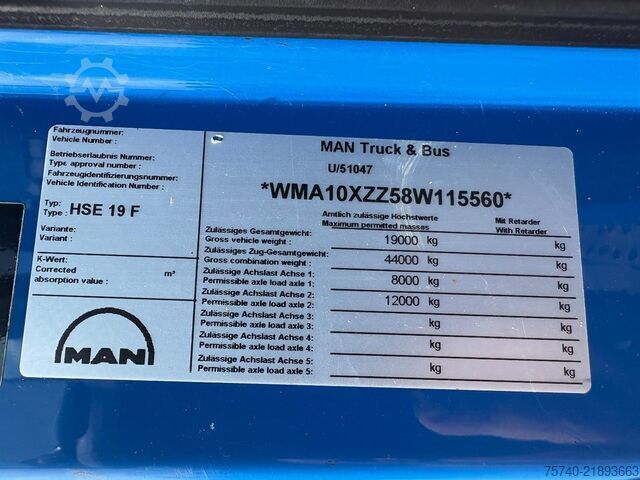 Maleta MAN TGS 18.360 + ISOLATION FABRIC INCL ENGINE + BDF...