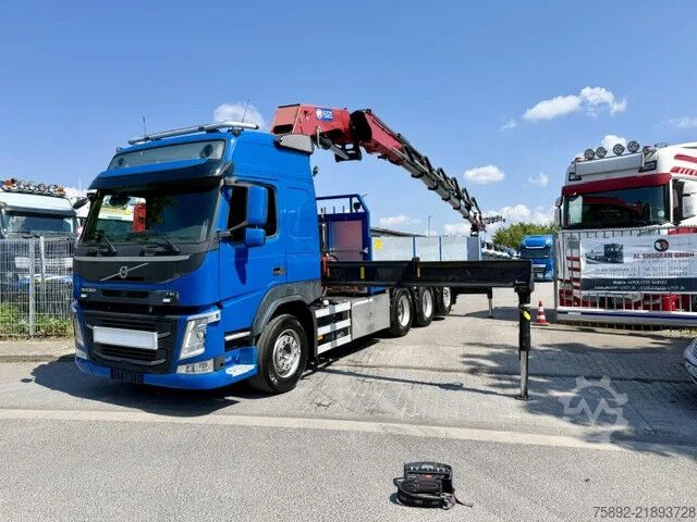 Læsseplatform Volvo FH 500 8x4 / HMF 5020 K6 + Fly Jip K5 Funk / Eu6