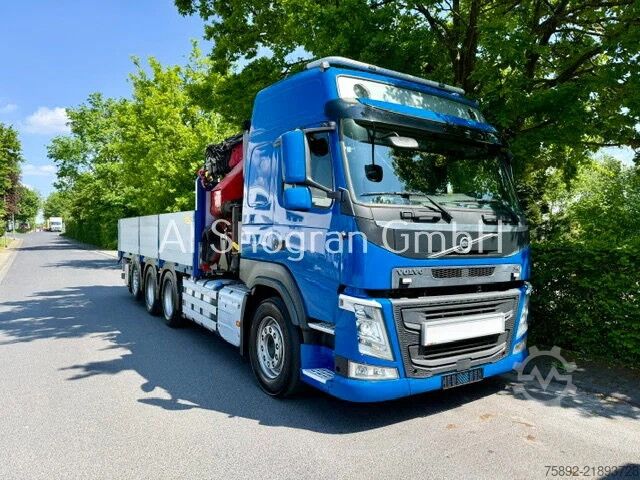 Læsseplatform Volvo FH 500 8x4 / HMF 5020 K6 + Fly Jip K5 Funk / Eu6