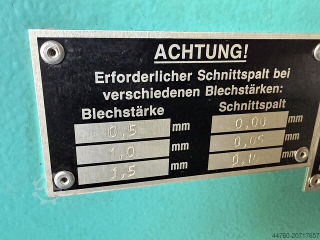 Circular shears Prinzing KSE 10/10