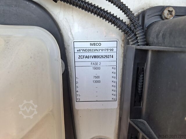 Camión carrozado IVECO EUROCARGO ML 190EL28P - E6